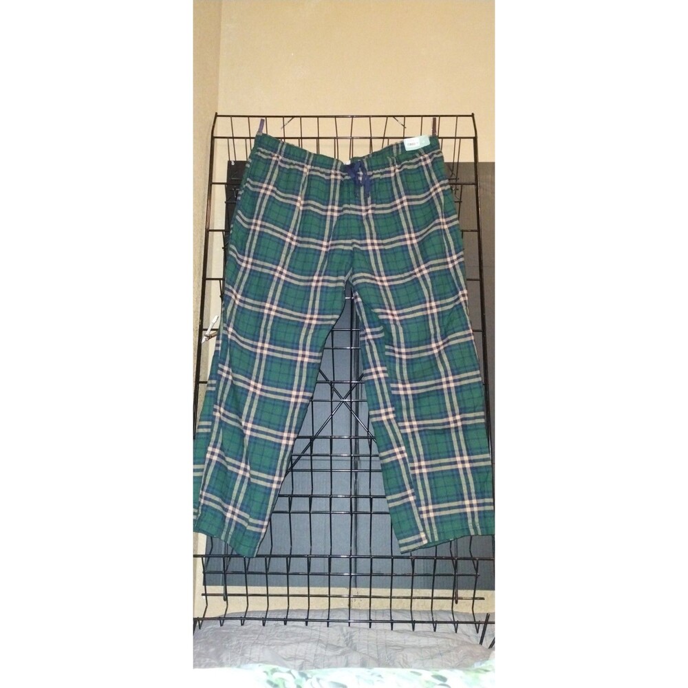 Men's Lounge Plaid Pant Pineneedle/Die/Navy 3XL